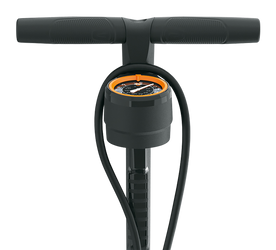 SKS Airmotion 12.0 Standpumpe 715 mm Schwarz Orange mit Manometer für DV SV AV Ventile - Produktbild - 2