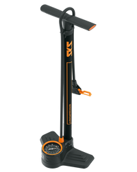 Standpumpe SKS Airkompressor 10.0 DV/SV/AV, 650mm, sz/orange, m. Manometer - Produktbild - 1