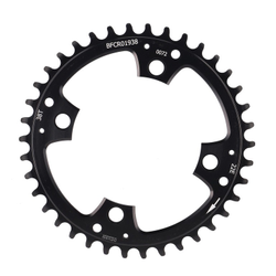 Kettenblatt E-Bike KMC BCD 104mm, 104mm,38Z.,Alu,sw,1,9mm,11/128",schmal - Produktbild - 1 Kettenblatt E-Bike KMC BCD 104mm, 104mm,38Z.,Alu,sw,1,9mm,11/128",schmal - Produktbild - 1