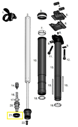 Crankbrothers Highline Actuator Lockring Fixermutter
für 1.+2. Generation - Produktbild - 1
