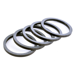 Wheels Manufacturing Carbon Steuersatz Spacer, 1 1/8", 2.5mm, (VE/5), black SALE - Produktbild - 1