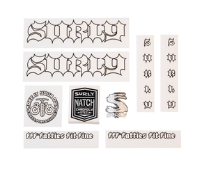 Surly Born To Lose Make It Your Own Decal Set, white - Produktbild - 1