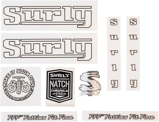 Surly Pacer Make It Your Own Decal Set, white - Produktbild - 1 Surly Pacer Make It Your Own Decal Set, white - Produktbild - 1