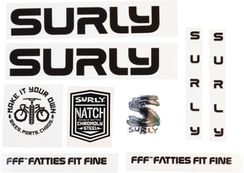 Surly Intergalactic Make It Your Own Decal Set, black - Produktbild - 1