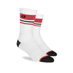 Crankbrothers Icon Socken Weiß Rot Schwarz Größe L/XL EU 43-50 US 9.5-15.5 - Produktbild - 1