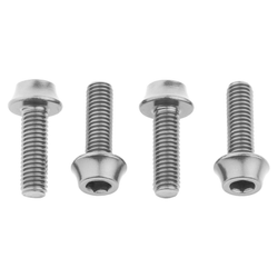 Wolf Tooth Flaschenhalter-Aluminiumschrauben, M5x15mm, 4 Stk., silver - Produktbild - 1