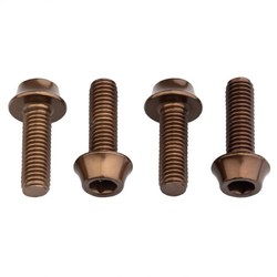 Wolf Tooth Flaschenhalter-Aluminiumschrauben, M5x15mm, 4 Stk., espresso - Produktbild - 1