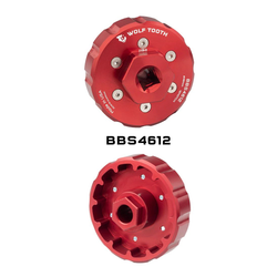 Wolf Tooth BB Socket Innenlagerschlüssel, 46mm, 12 Z., red - Produktbild - 1
