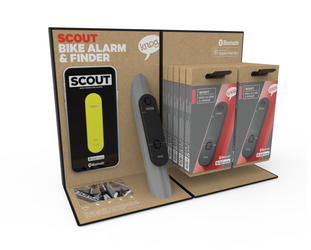 Knog Scout Bike Alarm und Finder DPOS SLATWALL-/THEKENDISPLAY (VE/30) - Produktbild - 1 Knog Scout Bike Alarm und Finder DPOS SLATWALL-/THEKENDISPLAY (VE/30) - Produktbild - 1