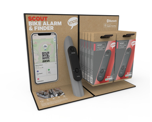 Knog Scout Bike Alarm und Finder SLATWALL-/THEKENDISPLAY (VE/20) - Produktbild - 1 Knog Scout Bike Alarm und Finder SLATWALL-/THEKENDISPLAY (VE/20) - Produktbild - 1