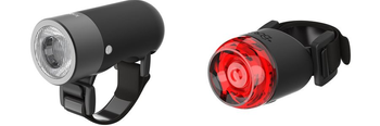 Knog Plug Fahrradlampe Twinpack StVZO schwarz 140/10 Lumen - Produktbild - 1