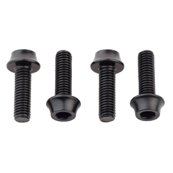 Wolf Tooth Flaschenhalter-Aluminiumschrauben, M5x15mm, 4 Stk., black - Produktbild - 1
