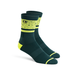 Crankbrothers Icon Socken, Splatter Limited Edition, black/lime green, S/M | 37-42 (EU) | 5-9 (US) SALE - Produktbild - 1