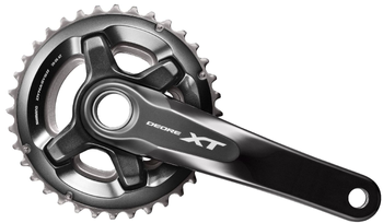 KRG Shimano Deore XT FC-M8000 11-f,26/36Z,175mm,sw,Hollowt.II,o.Lagers - DEMONTAGEKURBEL - Produktbild - 1