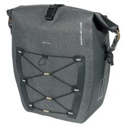Einzelpacktasche Basil Navigator Storm L schwarz, 46x36x18cm, 25-31ltr, Hook-On - Produktbild - 3