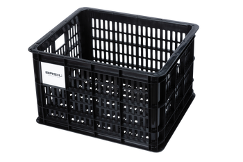 Fahrradkasten Basil Crate M 45,25x35x25cm, sw, 29,5 ltr, Kunststoff - Produktbild - 1