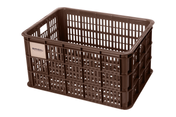 Fahrradkasten Basil Crate L 49,8x39x26,5cm, braun, 40ltr, Kunststoff - Produktbild - 1