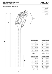 XLC FEDERSATTELSTÜTZE COMP SP-S07 Ø 30,9MM, 350MM, SCHWARZ, 100-120KG - Produktbild - 2