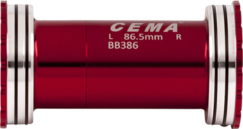 CEMA Innenlager BB386 für SRAM GXP W: 86,5 x ID: 46 mm Edelstahl - schwarz, Interlock - Produktbild - 3