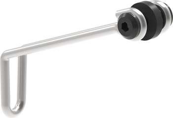 Lezyne Gabel Ersatz-Halterung, für E-Bike Beleuchtung, Edelstahl silber - Produktbild - 1