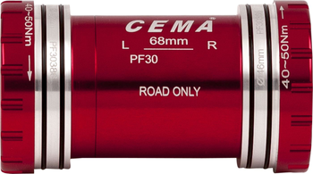 CEMA Innenlager PF30 für SRAM GXP W: 68/73 x ID: 46 mm Edelstahl - schwarz, Interlock - Produktbild - 4