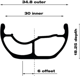 WTB Laufrad HTZ i30 x 29", HR, 148 x 12mm, 32 Loch, 6-Bolt, PSB34, Shimano HG 11sp - Produktbild - 6