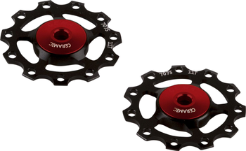 CEMA Schaltrollen Shimano 9/10/11-fach, SRAM 10/11-fach Keramik - schwarz - Produktbild - 2