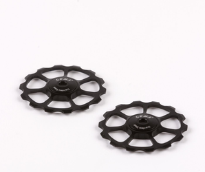 CEMA Schaltrollen (OS 12-14T) Shimano Road 10/11-fach Edelstahl - schwarz - Produktbild - 1