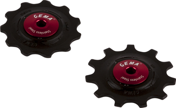 CEMA Schaltrollen Shimano 9/10/11-fach, SRAM 10/11-fach Edelstahl - schwarz - Produktbild - 2