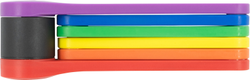 voxom-fahrradschloss-faltschloss-85-compact-6-21331774.jpg Voxom Faltschloss Foldylock Compact pride regenbogen 85 cm - Produktbild - 6