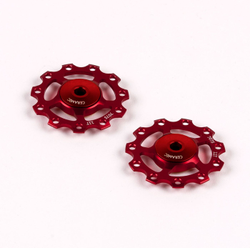 cema-schaltrollen-shimano-sram-5-21331860-21331860.jpg CEMA Schaltrollen Shimano 9/10/11-fach, SRAM 10/11-fach Keramik - rot - Produktbild - 1