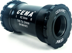 cema-innenlager-t45-colnago-21332281-21332281.jpg CEMA Innenlager T45 für SRAM GXP W: 82,5 - M45x1,0 Edelstahl - schwarz - Produktbild - 1