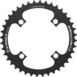 Kettenblatt E-Single , 42 schwarz, Ø 104 außen/innen, TA, PL-42104309-42 - Produktbild - 1