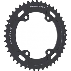Kettenblatt X110 GRX-2 Gravel, 48 schwarz, außen, 10/11-f, TA, PL-481103G9-48 - Produktbild - 1