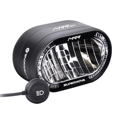 E-Bike-Scheinwerfer M99 PRO 2 E-45, Supernova, LED, schwarz, Fernlicht, 450 lx, Supernova, V-M99-E12-MBLK - Produktbild - 1