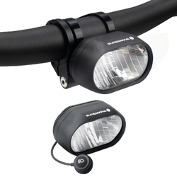 Dynamo-Scheinwerfer M99 DY PRO, Supernova, schwarz, Stand-/Fernlicht, 200 lx, Supernova, V-M99DYP-MBLK - Produktbild - 1