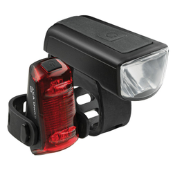 Beleuchtungsset AXA Dwn 50 Dwn 50 Front+Dwn Rücklicht,inkl.USB-Kab. - Produktbild - 1