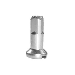 200-600-21335001-21335001.jpg Nippel Messing silber, L = 14,0mm, Ø = 2,0mm, cnSpoke, 100 Stück, Messingschlager, M28329501 - Produktbild - 1