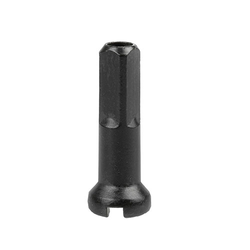 Nippel Messing schwarz, L = 14,0mm, Ø = 2,0mm, cnSpoke, 100 Stück, Messingschlager, M28016501 - Produktbild - 1