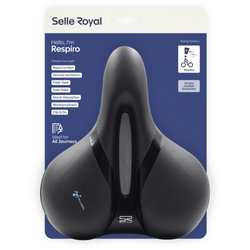 Sattel Selle Royal Respiro schwarz, Unisex, 256x227mm, relaxed - Produktbild - 1