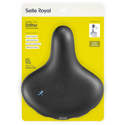 Sattel Selle Royal Drifter Small Strengt schwarz, Unisex, 251x221mm, relaxed - Produktbild - 1
