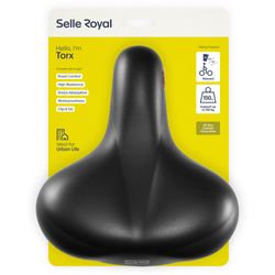 Sattel Selle Royal Torx schwarz, Unisex, 276x250mm, relaxed - Produktbild - 1 Sattel Selle Royal Torx schwarz, Unisex, 276x250mm, relaxed - Produktbild - 1