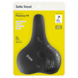 Sattel Selle Royal Freeway Fit schwarz, Damen, 260x186mm, moderate - Produktbild - 1
