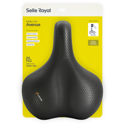 Sattel Selle Royal Avenue Classic Range schwarz, Unisex, 218x267mm, relaxed - Produktbild - 1 Sattel Selle Royal Avenue Classic Range schwarz, Unisex, 218x267mm, relaxed - Produktbild - 1