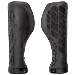 Griffe M-Wave Cloud Ergomax Fix , Paar 138mm/138mm, schwarz, Messingschlager, 410053 - Produktbild - 1