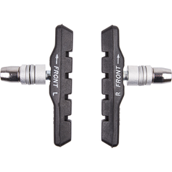 Bremsschuh 72 T, V-Brake schraub, asymm, schwarz, 72mm, 1 Paar, Messingschlager, 361027 - Produktbild - 1