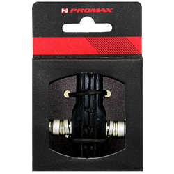 32-910-20-21335163-21335163.jpg Bremsschuh Promax, V-Brake schraub, asymm, schwarz, 70mm, 1 Paar, für Alufelge, Messingschlager, 361768 - Produktbild - 1