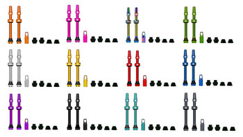 Muc Off Tubeless Valve Kit V2 Universal for MTB & Road, red, 60 - Produktbild - 1