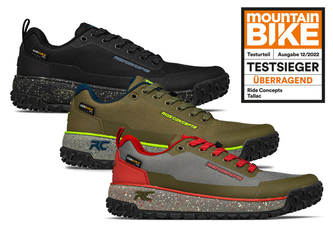 Ride Concepts Tallac Flatpedal-MTB-Schuh Herren, Größe 45, Olive/Lime - Produktbild - 1