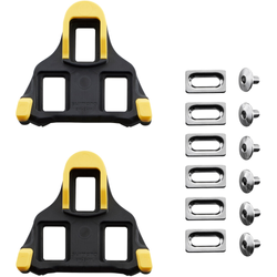 Shimano SM-SH11 SPD-SL Cleats gelb mit 6 Grad Float für Rennradschuhe - Produktbild - 1 Shimano SM-SH11 SPD-SL Cleats gelb mit 6 Grad Float für Rennradschuhe - Produktbild - 1